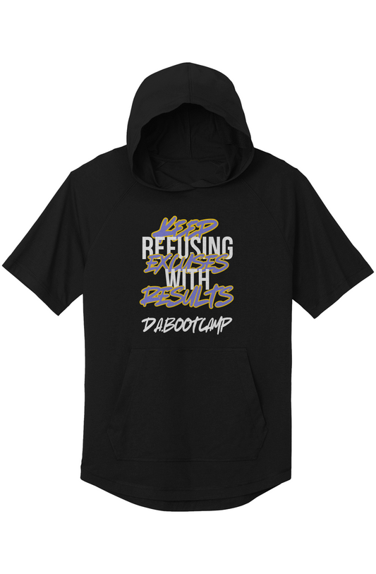 D.A.B Don't Quit 1 Wicking Short Sleeve Hoodie