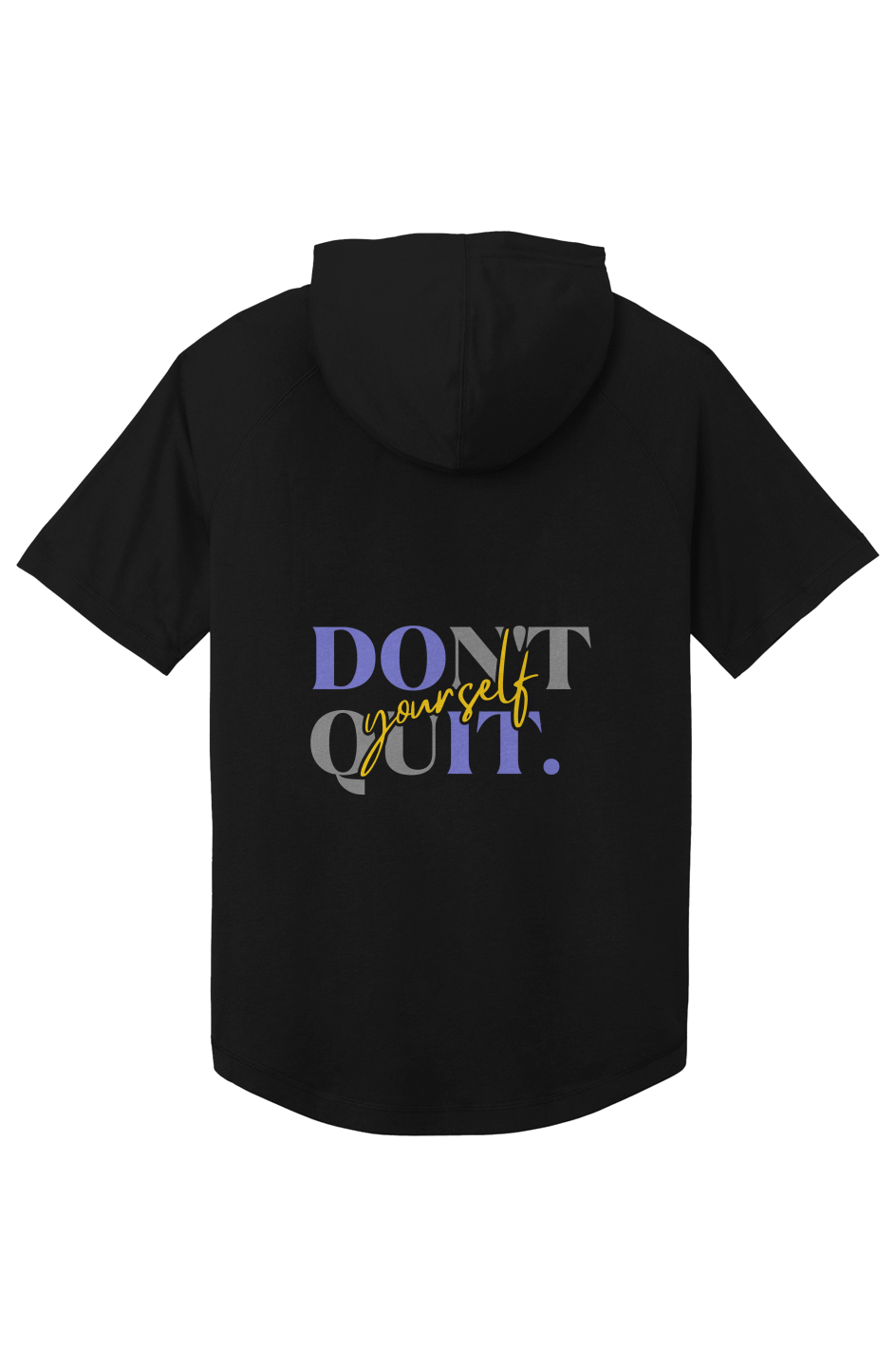 D.A.B Don't Quit 1 Wicking Short Sleeve Hoodie