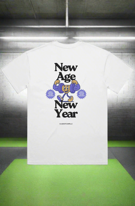 Block Oversized Tee - NEW AGE