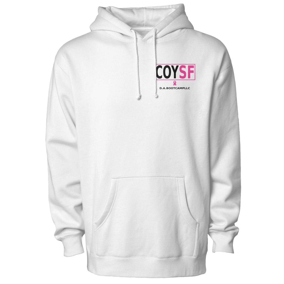 COYSF Awareness Hoodie Pink White