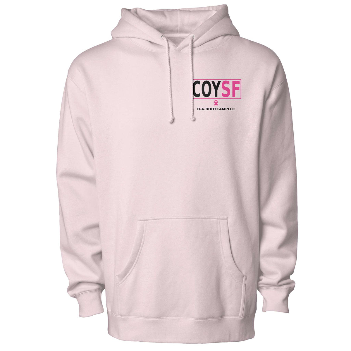 COYSF Awareness Hoodie Pink White